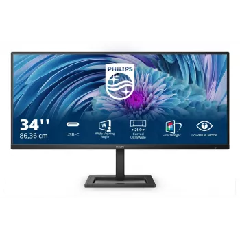 Philips E Line 346E2LAE/00 LED display 86.4 cm (34) 3440 x 1440 pixels Wide Quad HD LCD Black (Damaged Box)
