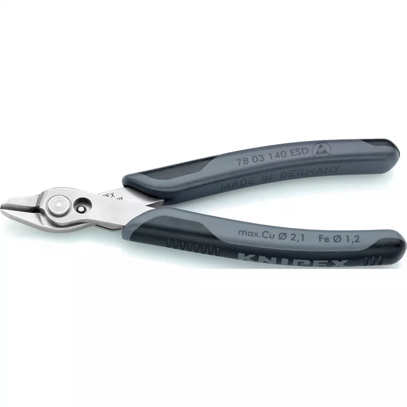 KNIPEX Super Knips XL ESD - Wire Cutters - 1,23 cm - 9,2 mm - 2,1 mm - 9,2 mm - protection against electrostatic discharge (ESD)