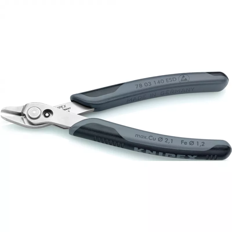 KNIPEX Super Knips XL ESD - Wire Cutters - 1,23 cm - 9,2 mm - 2,1 mm - 9,2 mm - protection against electrostatic discharge (ESD)