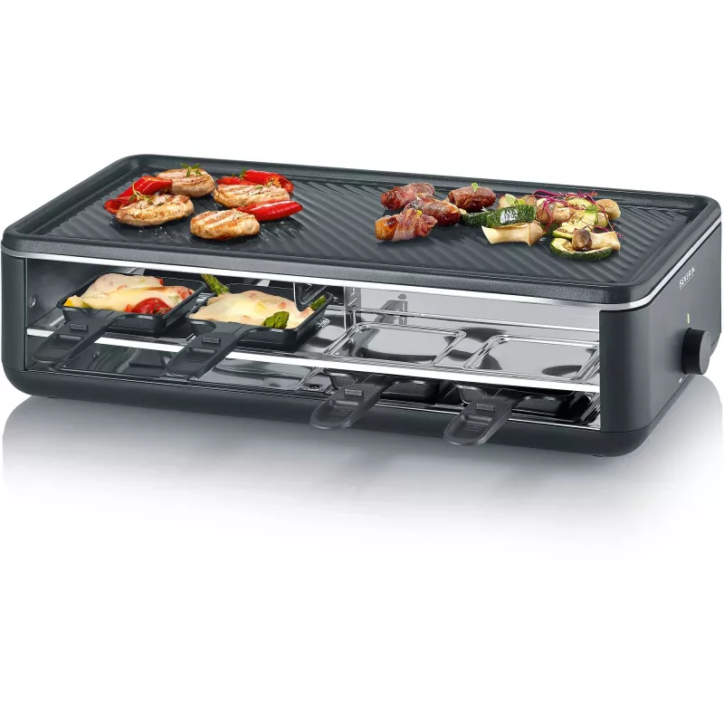 Severin RG 2365 Raclette Grill 8 Persons 1300 W Black