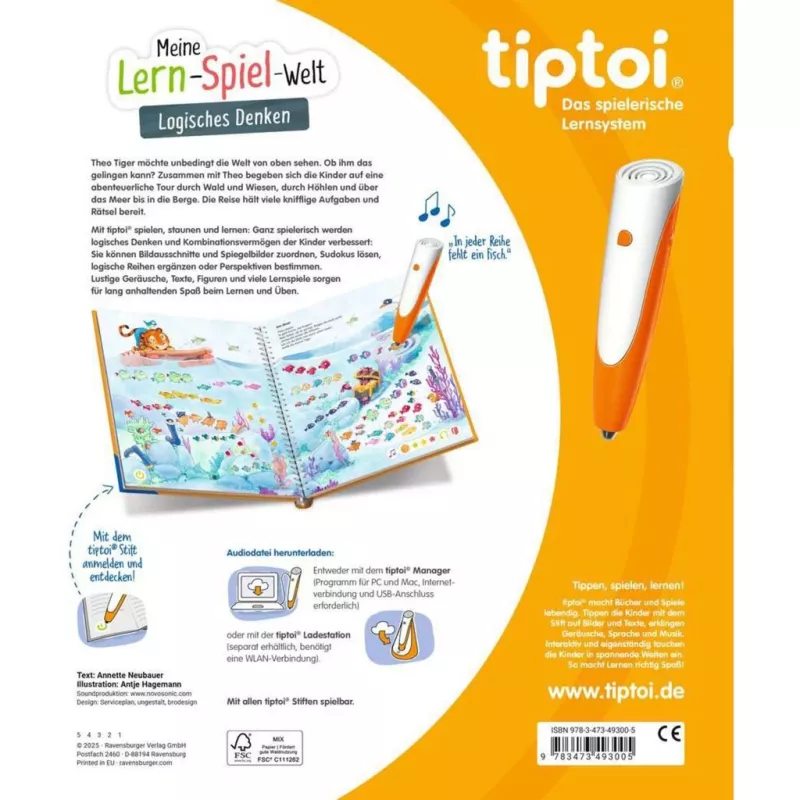 tiptoi Meine Lern-Spiel-Welt: Logisches Denken, Learning Book
