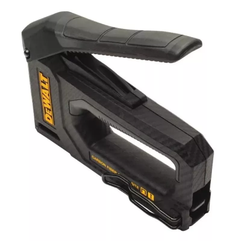 Stapler DeWalt DWHT80276-0 carbon fiber 2-in-1 — hand stapler and tacker, compact design