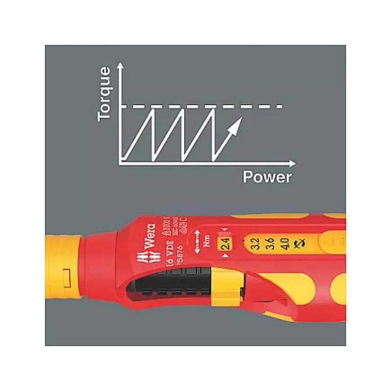 Torque Wrench Wera 05075876001 Mechanical 2.4 - 4 N⋅m