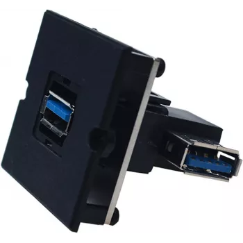 Bachmann 917.122 - USB A - USB 3.2 Gen 1 (3.1 Gen 1) - Black