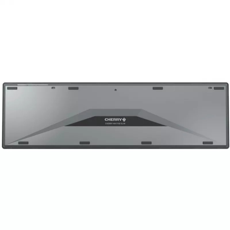 Wireless Keyboard Cherry KW 9100 Slim Portugal Black — 2.4 GHz & Bluetooth, QWERTY Portuguese layout