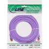 InLine Patch Cable S/FTP PiMF Cat.6 250MHz PVC copper purple 15m