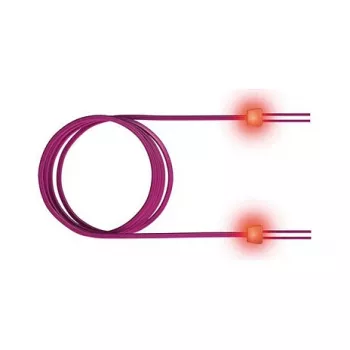 ZVK GmbH EasyLan FO LED Patch Cord Premium, Duplex - Patch-Cable - LC Multi-Mode (M) to LC Multi-Mode (M) - 2 m - Fibre Optic - Duplex - 50/125 micrometre - OM4 - heather violet, R