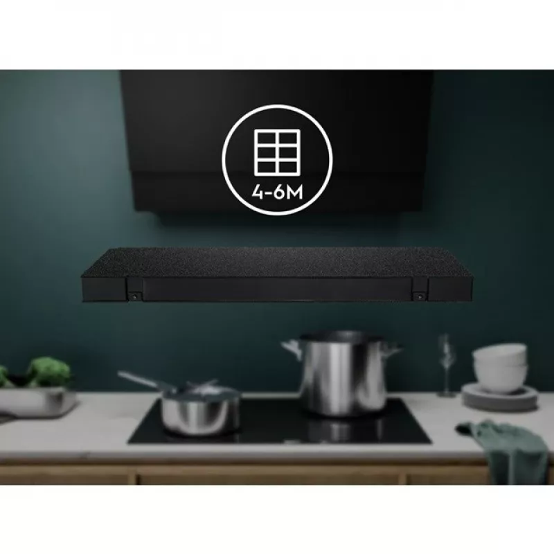 Cooker hood filter Electrolux MCFE18ST, charcoal, 372×112×73 mm, compatible with AEG