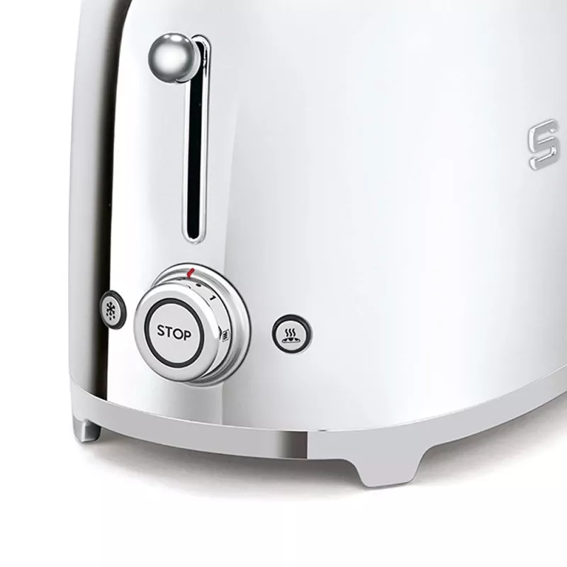 Smeg 50's Style Toaster TSF02SSEU Steel
