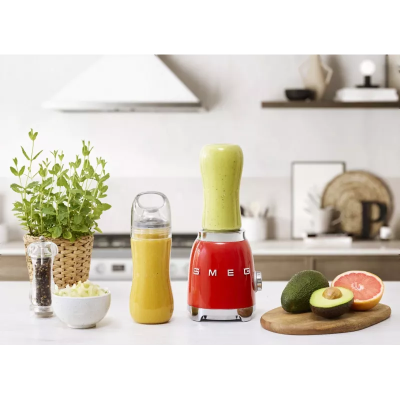 Blender Smeg PBF01RDEU, stainless steel, red