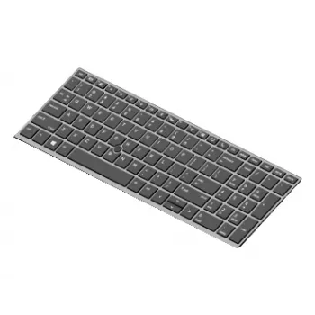 HP - Replacement Keyboard Notebook - backlit - German - for EliteBook 755 G5 (L14366-041)