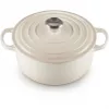 Le Creuset Signature Roaster round 22cm Meringue creme (21177227164430)