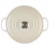 Le Creuset Signature Roaster round 22cm Meringue creme (21177227164430)