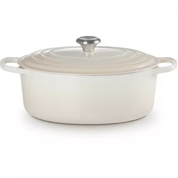 Le Creuset Signature Roaster oval 31cm meringue (21178317164430)