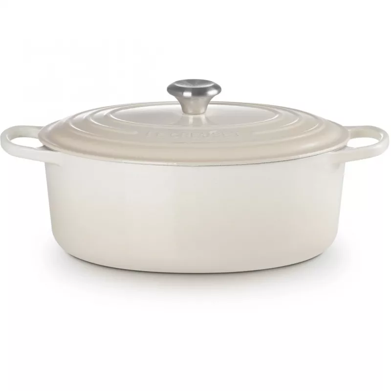 Le Creuset Signature Roaster oval 31cm meringue (21178317164430)