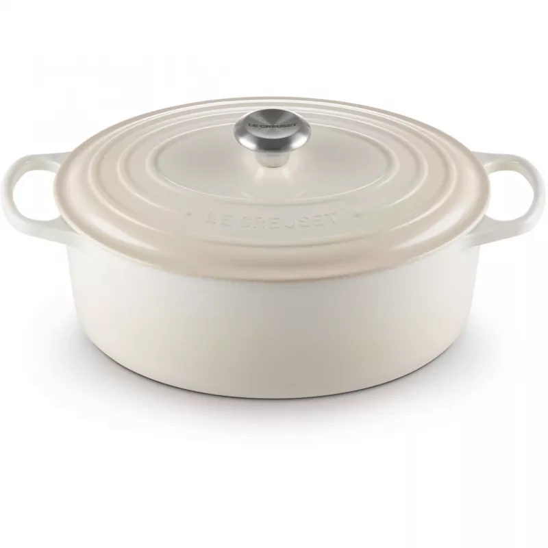 Le Creuset Signature Roaster oval 31cm meringue (21178317164430)