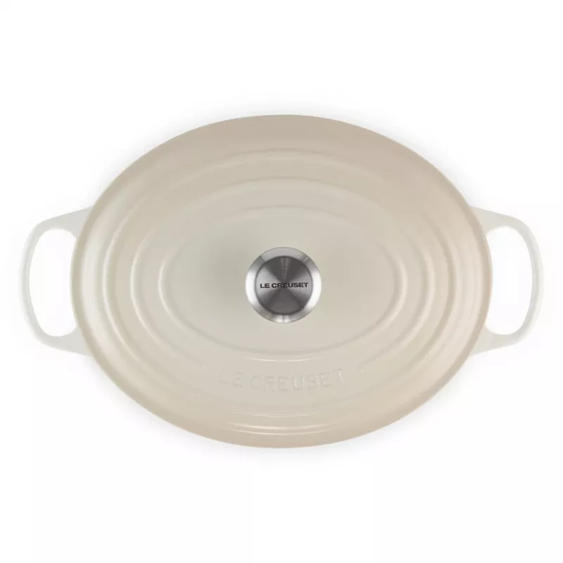 Le Creuset Signature Roaster oval 31cm meringue (21178317164430)