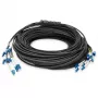 Digitus Pre-assembled Fiberglass Universal Breakout Cable Single Mode OS2 12 Fibers LC/UPC - LC/UPC 150m