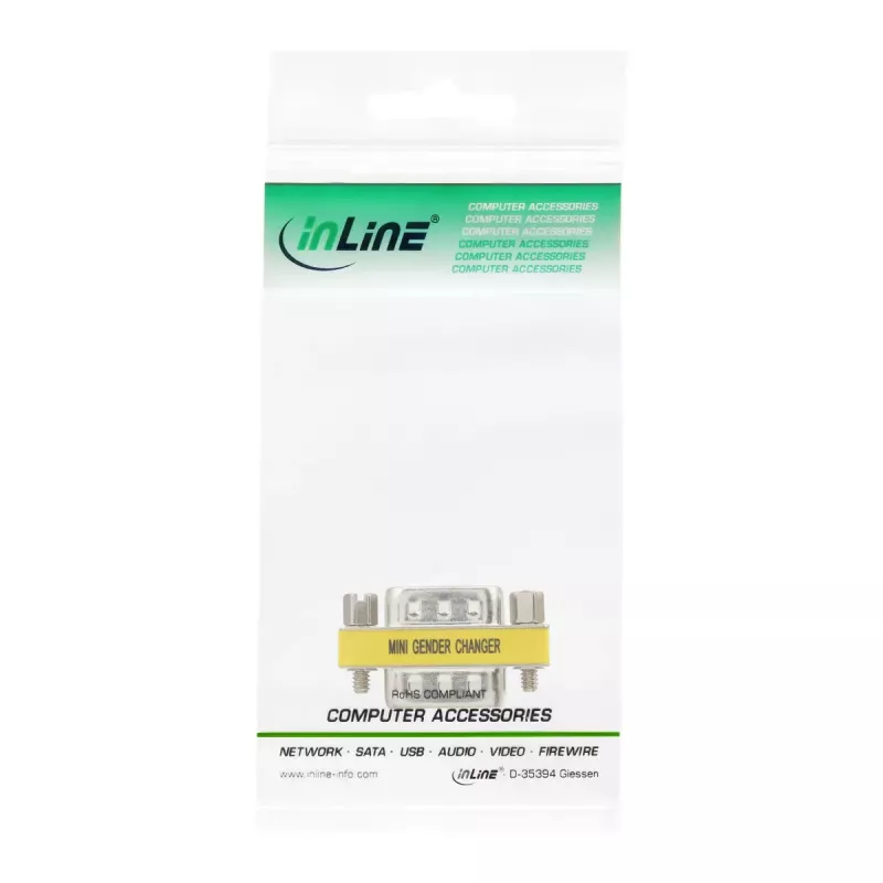 InLine Adapter DB15 HD VGA S-VGA male male
