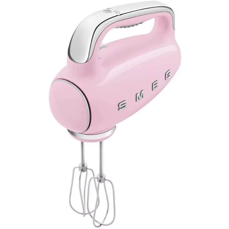 Smeg HMF01PKEU Hand Mixer in 50s Retro Design Pink