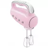 Smeg HMF01PKEU Hand Mixer in 50s Retro Design Pink
