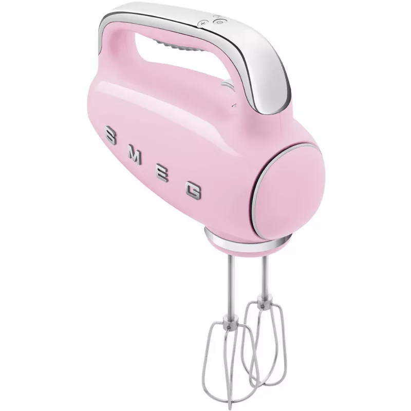 Smeg HMF01PKEU Hand Mixer in 50s Retro Design Pink