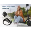 Wired headphones GEMBIRD OWS-01-BK with adjustable headband and built-in microphone