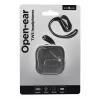 Wired headphones GEMBIRD OWS-01-BK with adjustable headband and built-in microphone