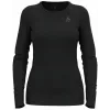 Odlo BL TOP crew neck l/s MERINO 200 women's T-shirt, size S, black