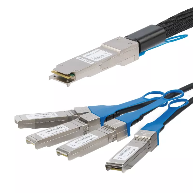 StarTech.com 3m QSFP+ Breakout Cable - QSFP+ to 4x SFP+