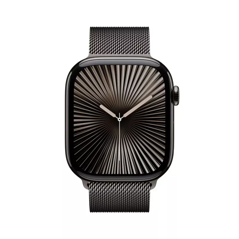 Smartwatch Apple Watch Series 10 GPS + Cellular 46mm Slate Titanium Case with Slate Milanese Loop - S/M