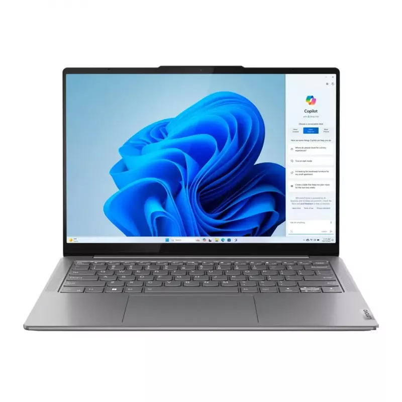 Laptop Lenovo YOGA Slim 7 14 inch Ultra 5 125H, 16GB LPDDR5, 1TB NVMe, 14 inch WUXGA OLED, Windows 11 Home, Luna Grey