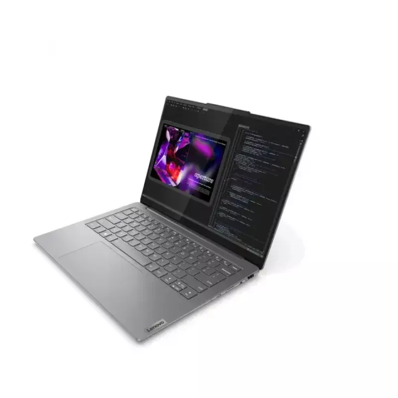 Laptop Lenovo YOGA Slim 7 14 inch Ultra 5 125H, 16GB LPDDR5, 1TB NVMe, 14 inch WUXGA OLED, Windows 11 Home, Luna Grey