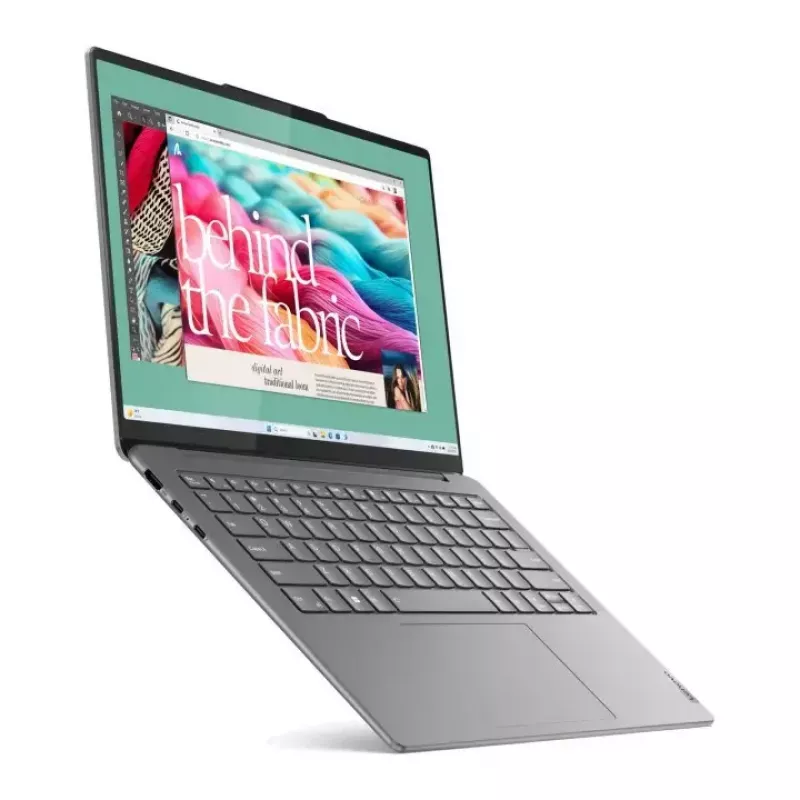 Laptop Lenovo YOGA Slim 7 14 inch Ultra 5 125H, 16GB LPDDR5, 1TB NVMe, 14 inch WUXGA OLED, Windows 11 Home, Luna Grey
