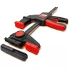 Table clamp Bessey EZR15SET one-hand, 150 mm clamping width, 60 mm throat depth, black/red