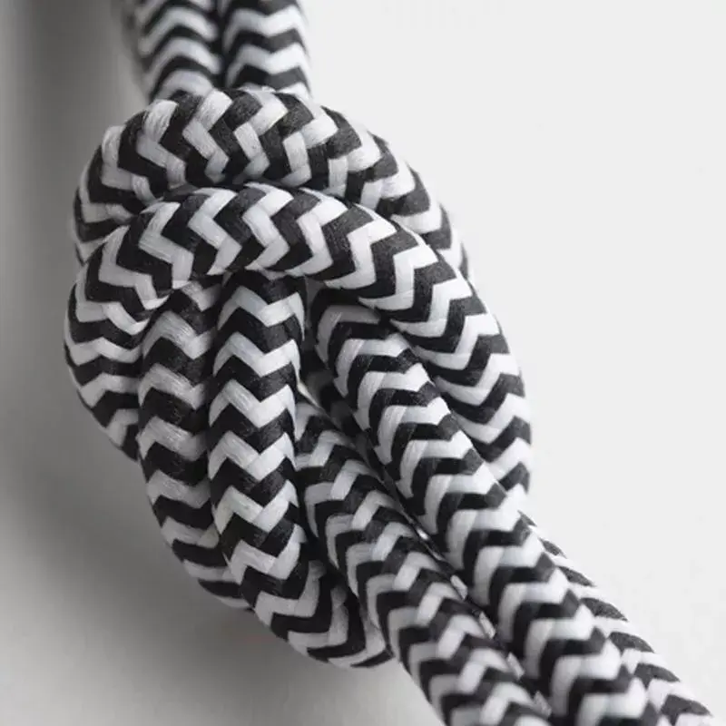 USB-A to Lightning cable native union Belt Cable XL 3 m Black White