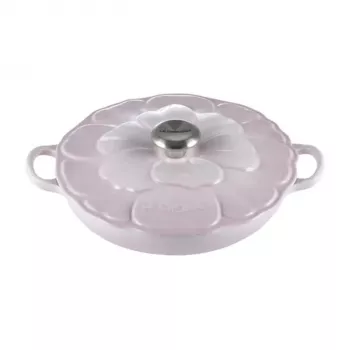 Le Creuset gourmet professional pot flower 26 cm shell pink