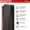 Displex Privacy Full Cover Screen Protector Apple iPhone 14 Pro Tempered Glass