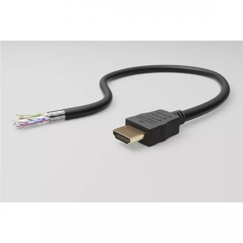 Goobay HDMI 2.0 90° angled Cable with Ethernet 4K 60Hz 5 m Black