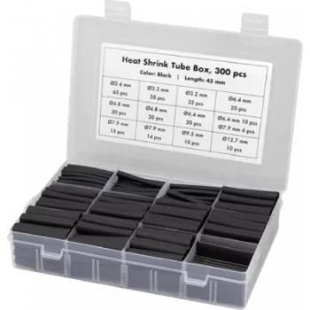 LogiLink Heat-Shrink Tubing Set 300 pc(s) 45mm 3:1 Shrink Ratio