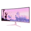Curved computer monitor Arozzi Nova 34 inch (86.4 cm) 3440×1440 21:9 LED 1 ms Pink