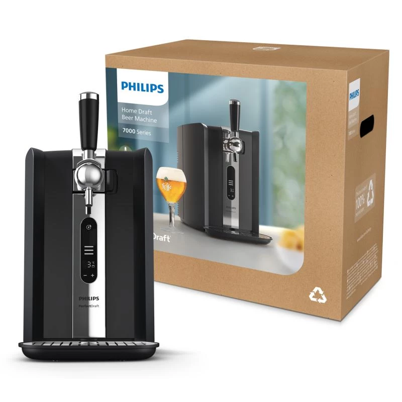 Beer draft system Philips HD3770/90 PerfectDraft, black, compatible 6L kegs