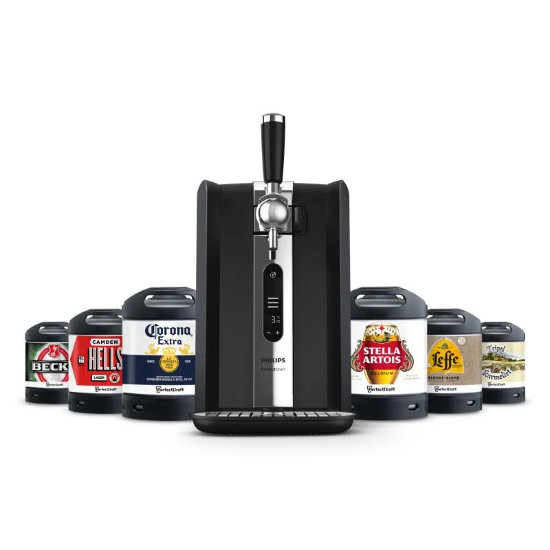 Beer draft system Philips HD3770/90 PerfectDraft, black, compatible 6L kegs