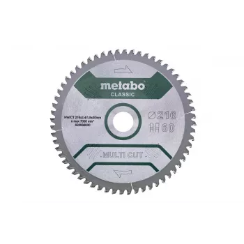 Circular saw blade Metabo 628066000 21.6 cm