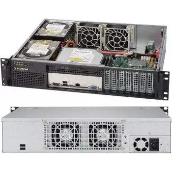 Server Chassis Supermicro SuperChassis 523L-505B 2U Black
