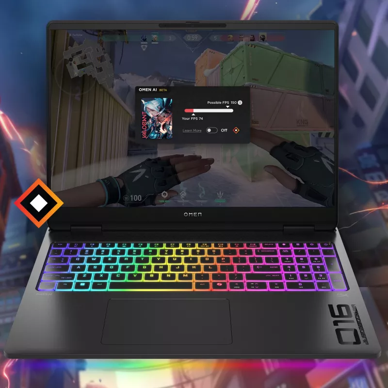 HP OMEN MAX by HP Laptop 16-ah0099ng - Intel Core Ultra 9 275HX - Win 11 Home - GeForce RTX 5090 - 64 GB RAM - 2 TB SSD NVMe, Performance - 40.6 cm (16 inch)
