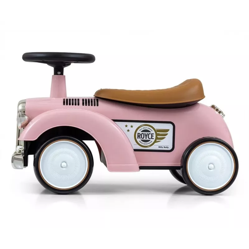 Kids balance bike milly mally Royce Pink — model 5474, lightweight children's run bike
