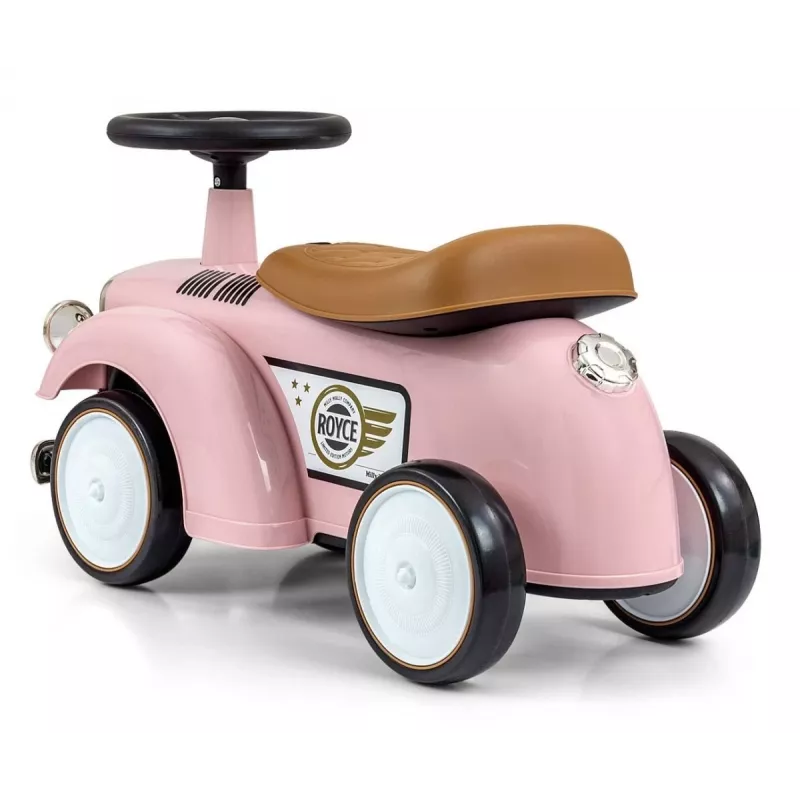 Kids balance bike milly mally Royce Pink — model 5474, lightweight children's run bike