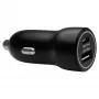 Car Charger d bramante re-charge — USB-C 30W + USB-A 18W, 12–24V, Black