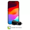 Car Charger d bramante re-charge — USB-C 30W + USB-A 18W, 12–24V, Black